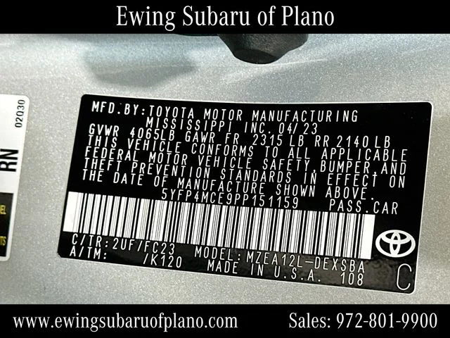 Used 2023 Silver Toyota SE image 32