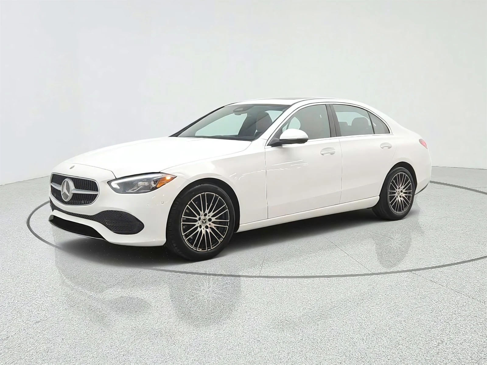 Certified Used 2024 Polar White Mercedes-Benz C 300 Sedan image 1