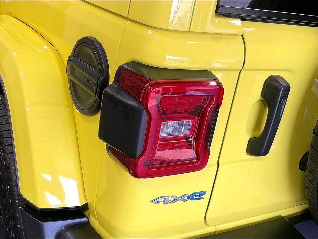 Used 2024 Yellow Jeep Sahara 4xe image 33