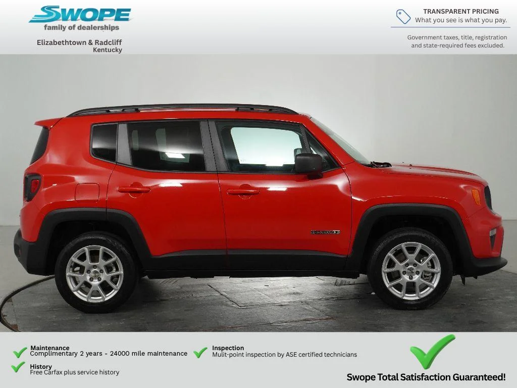 Used 2022 Colorado Red Clearcoat Jeep Sport image 2