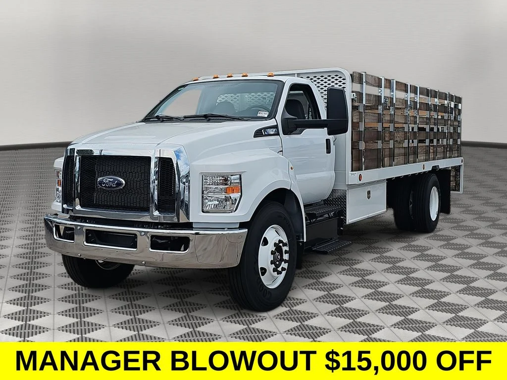 New 2024 Oxford White Ford F-650 SD Gas Straight Frame image 7