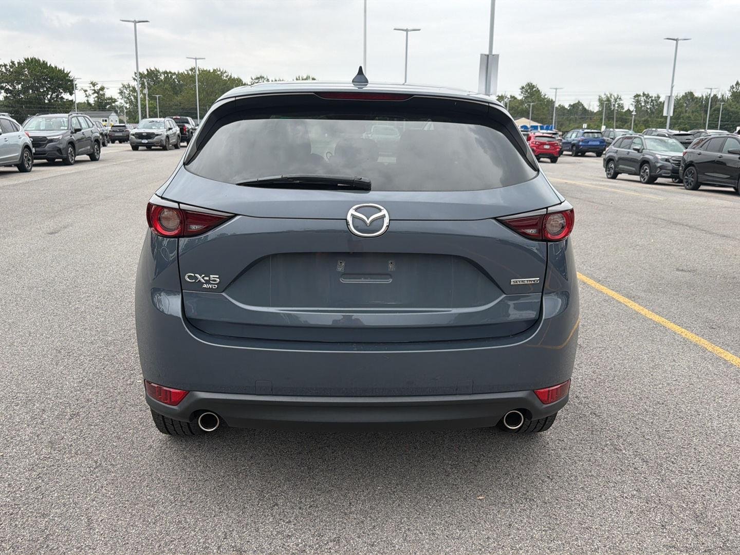 Used 2021 Polymetal Gray Mazda Carbon Edition image 4