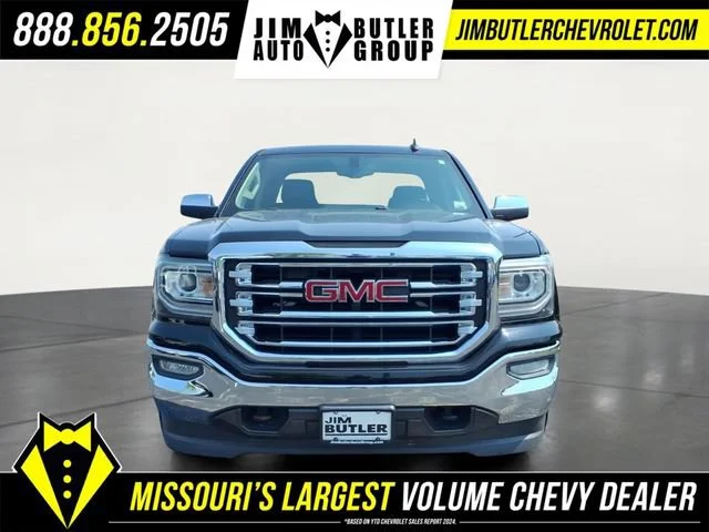 Used 2017 ONYX BLACK GMC SLT image 25