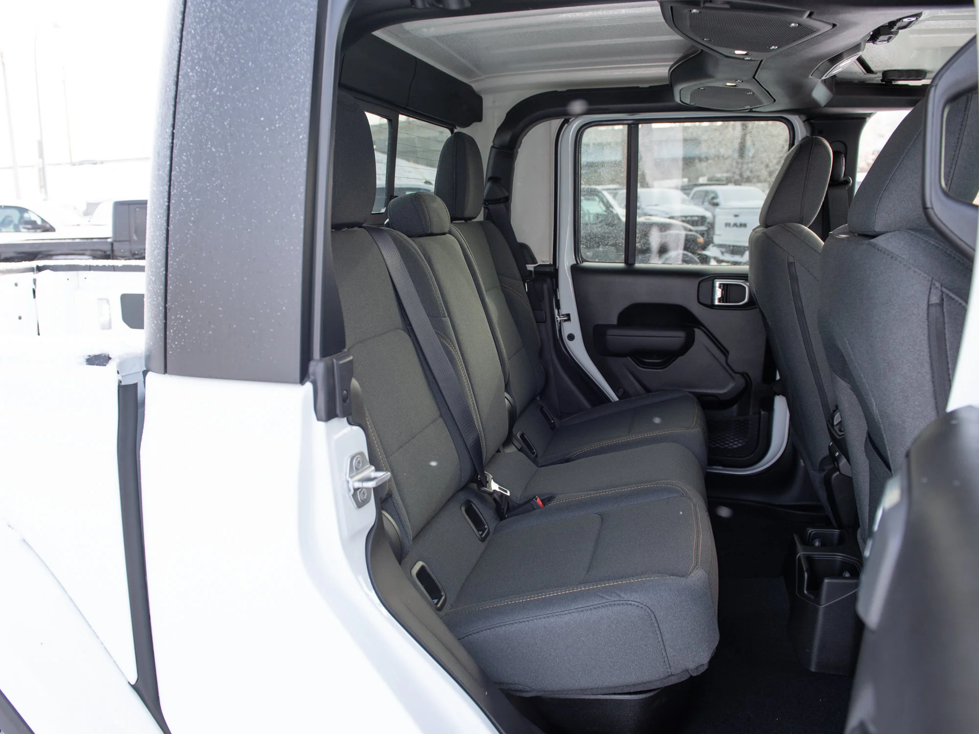 New 2026 White Jeep Willys*, Black Rhino Wheels, 33 Inch Tires, Treeline Outdoors Rooftop Tent image 25