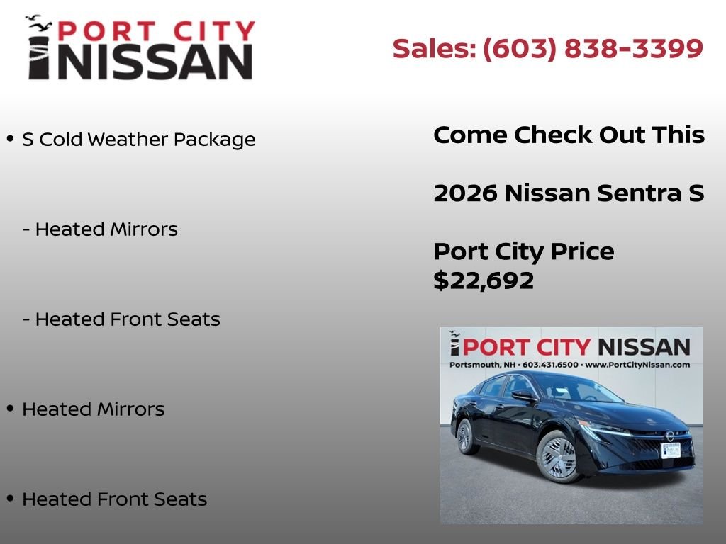 New 2026 Super Black Nissan S image 9