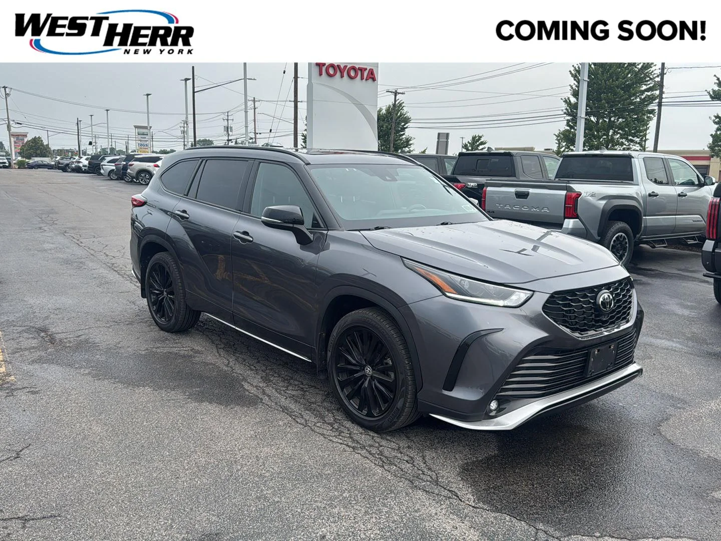 Used 2023 Magnetic Gray Metallic Toyota XSE image 1
