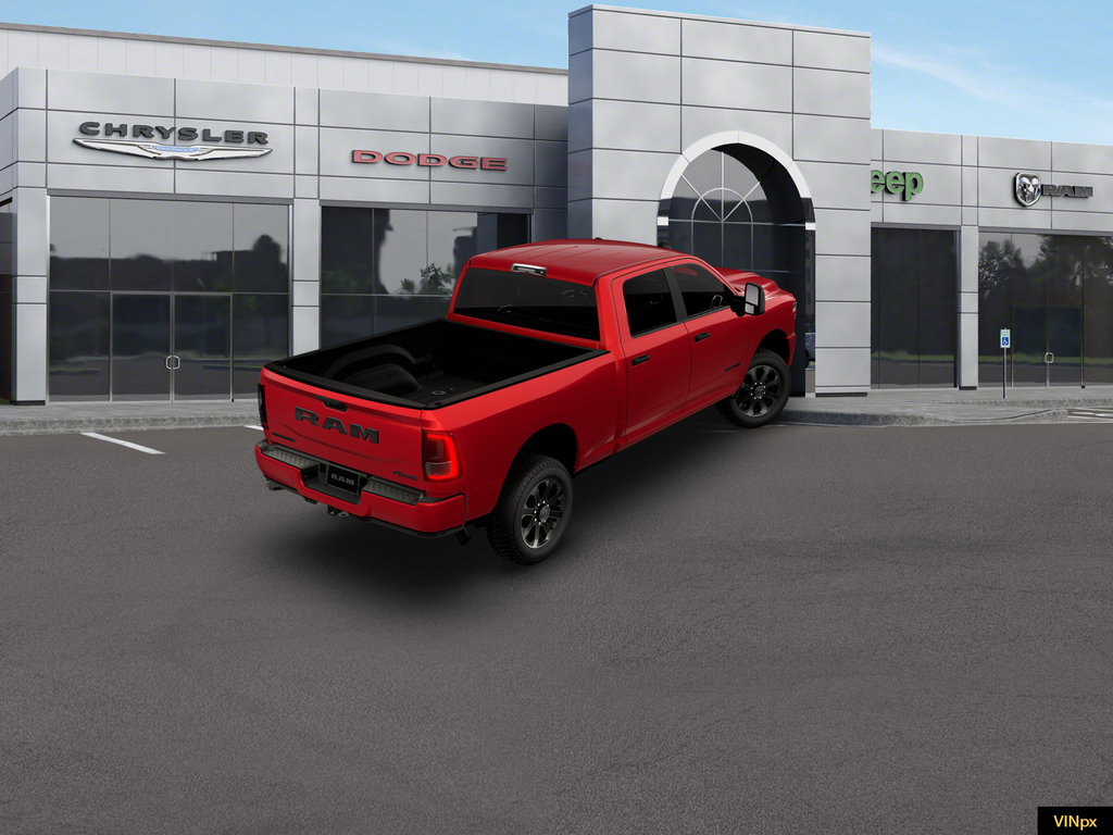 New 2026 Molten Red Pearl-Coat Exterior Paint RAM Big Horn image 2