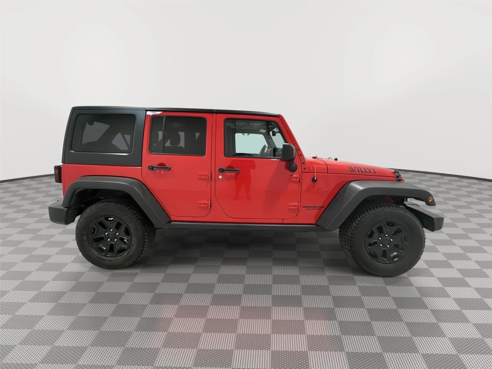 Used 2017 Firecracker Red Clearcoat Jeep Willys Wheeler image 6