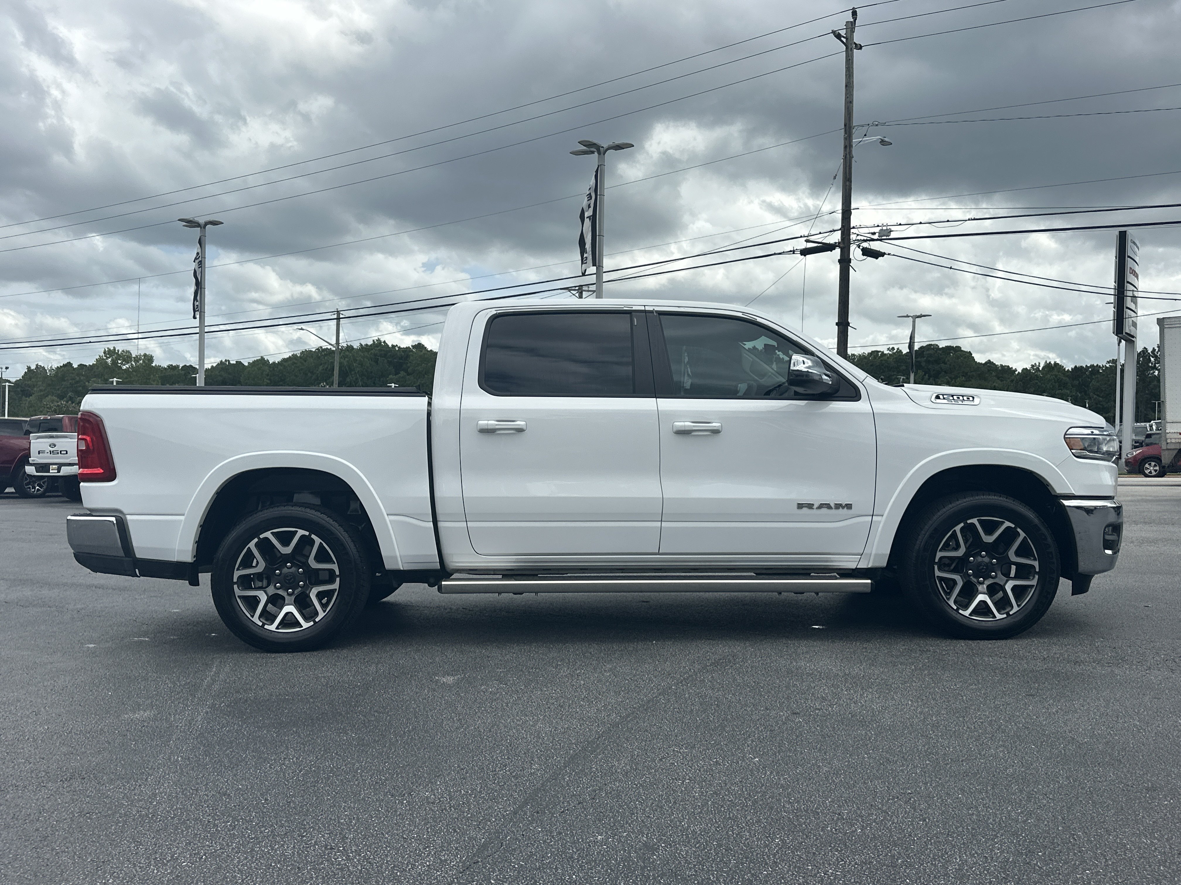 Used 2025 Bright White Clearcoat Ram Laramie image 9