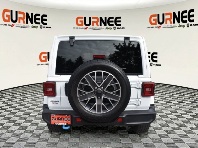 Used 2023 White Jeep Sahara 4xe image 4