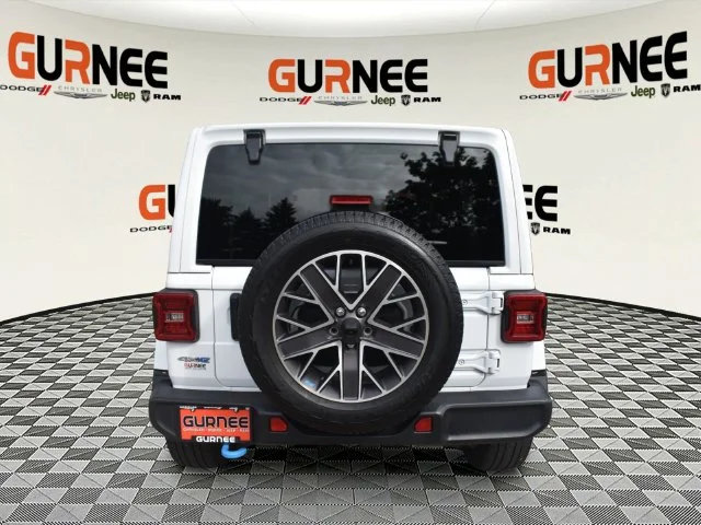 Used 2023 White Jeep Sahara 4xe image 4