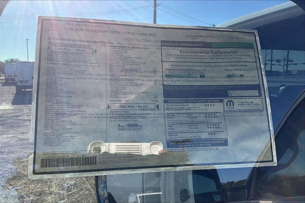 New 2024 Ram 2500 Tradesman 4D Crew Cab