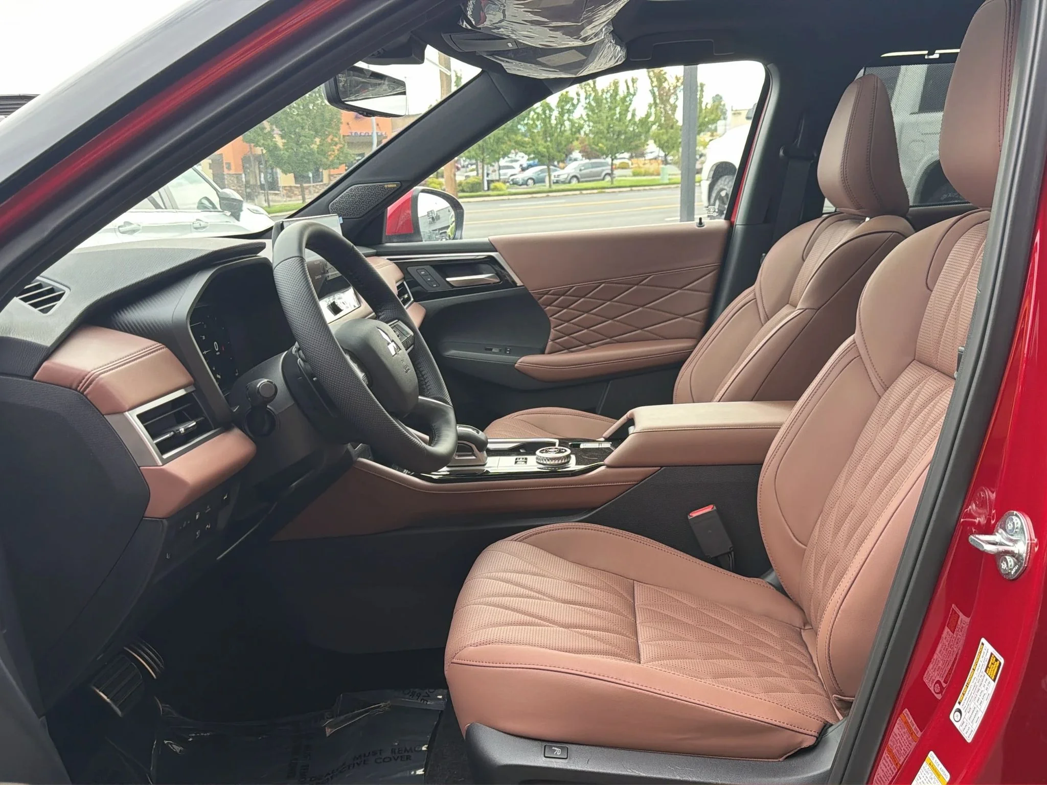 New 2026 Red Diamond W/Black Roof Mitsubishi SEL S-AWC image 10