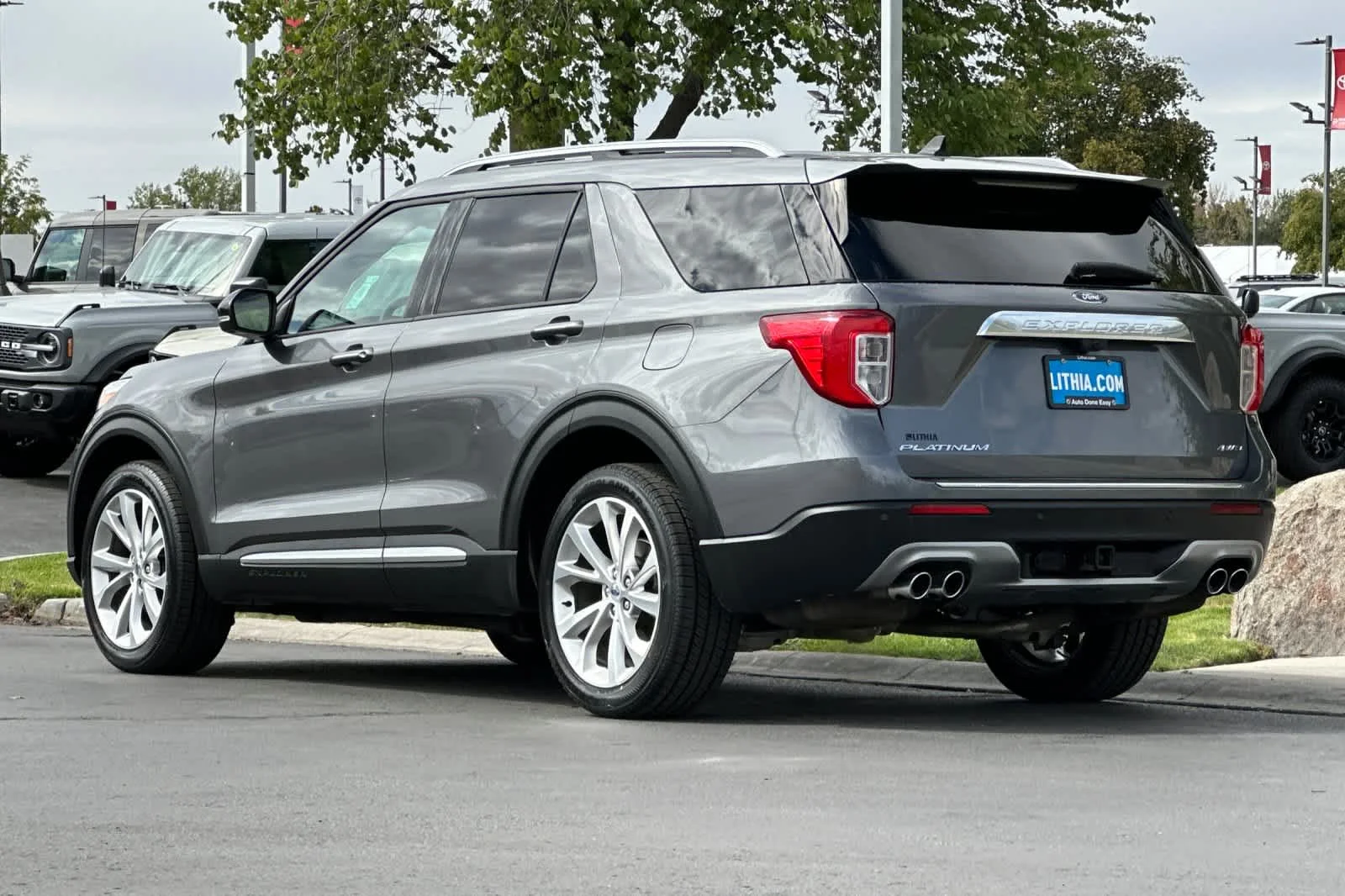 Certified Used 2023 Carbonized Gray Metallic Ford Platinum image 6