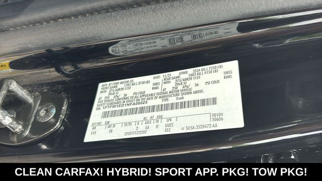 Used 2022 Agate Black Metallic Ford XLT image 33