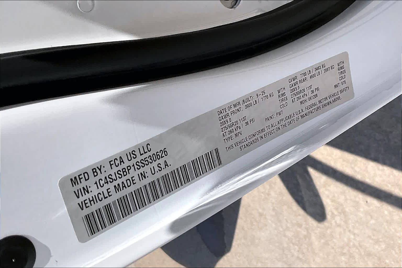 Used 2025 Bright White Clearcoat Jeep Series II image 33