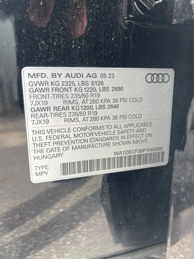 Used 2023 Black Audi Premium image 9