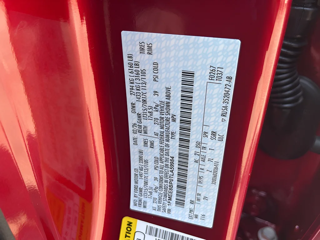 New 2026 Ruby Red Metallic Tinted Clearcoat Ford Outer Banks® image 23