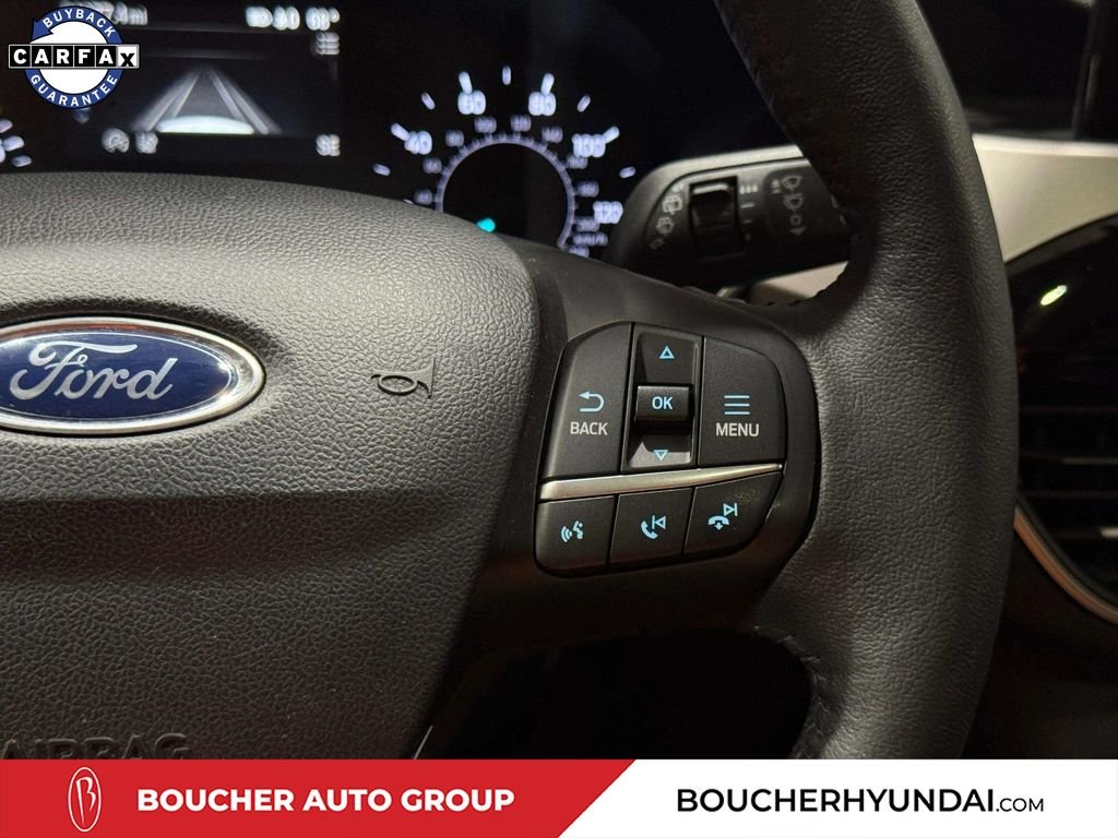 Used 2020 White Metallic Ford SEL image 16