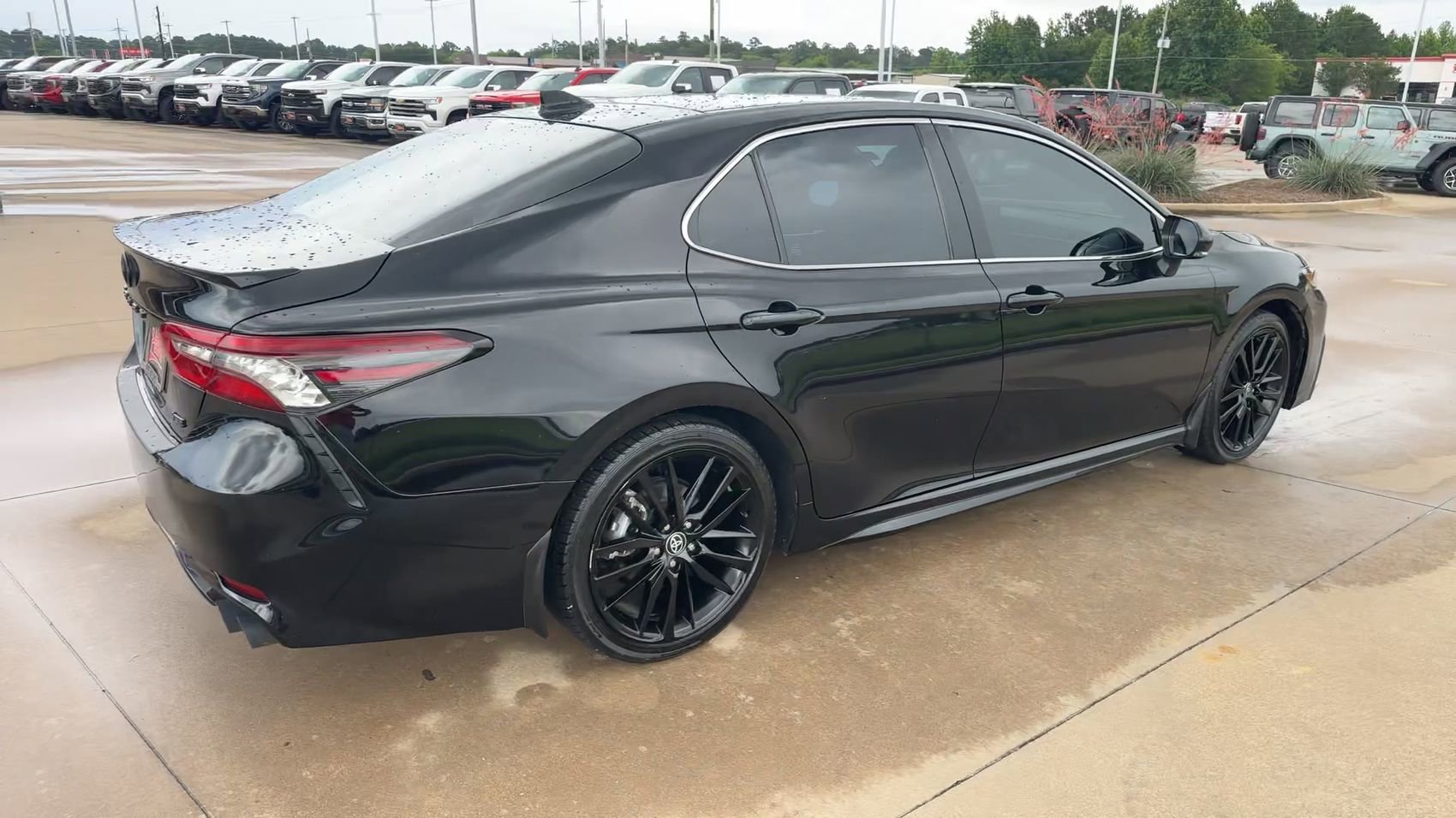 Used 2023 Midnight Black Metallic Toyota XSE image 9
