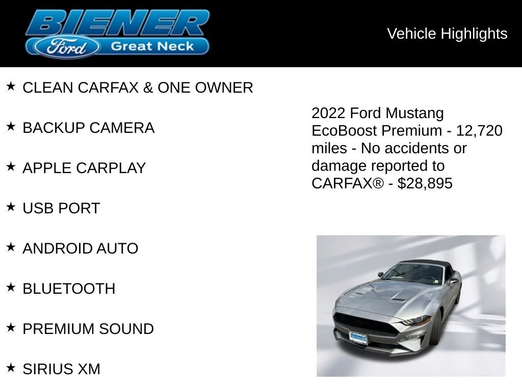 Used 2022 Silver Metallic Ford EcoBoost Premium image 9