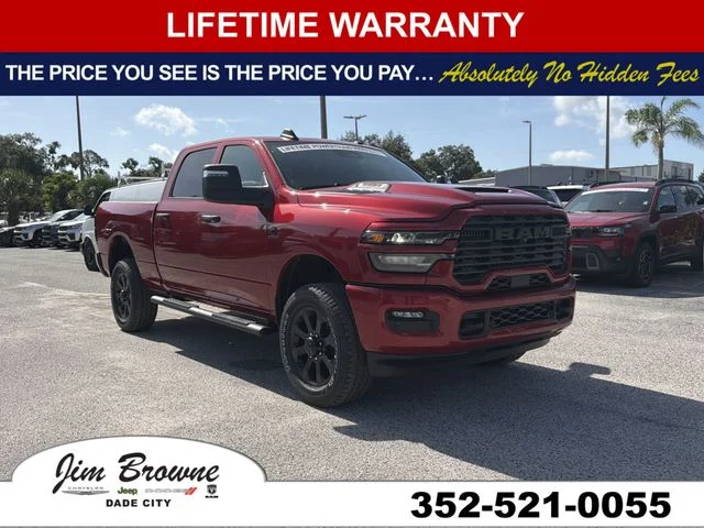 New 2026 Molten Red Pearl-Coat Exterior Paint RAM Black Express image 1