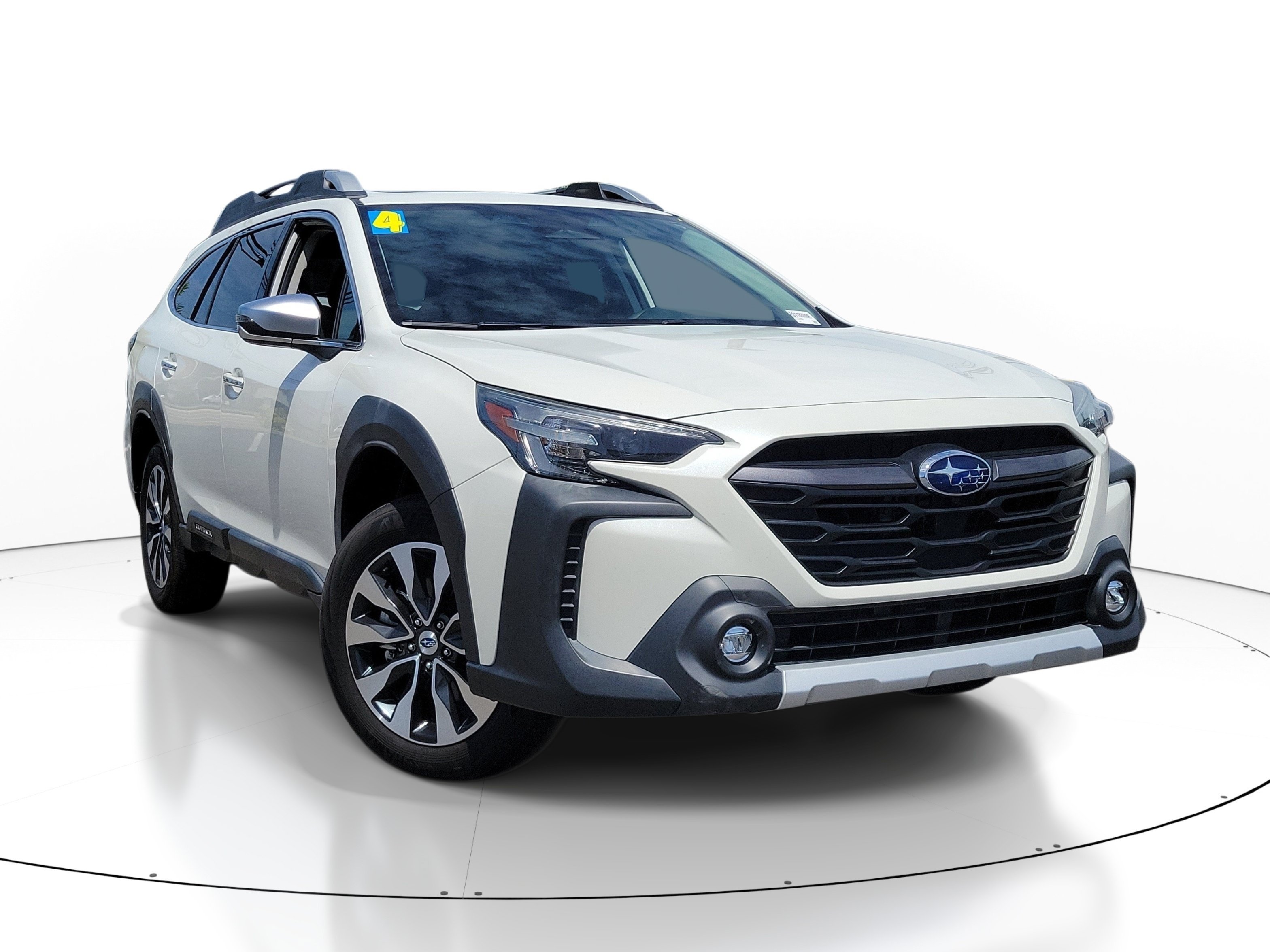 Used 2024 Crystal White Pearl Subaru Touring image 1