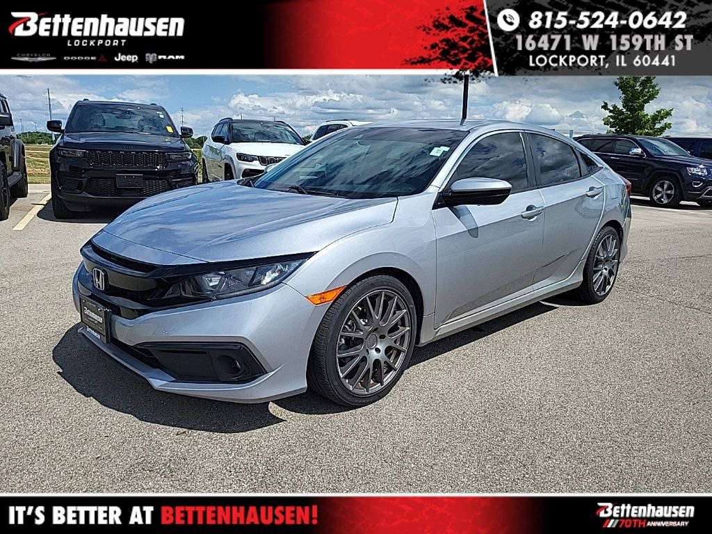 Certified Used 2020 Silver Honda Sport image 1