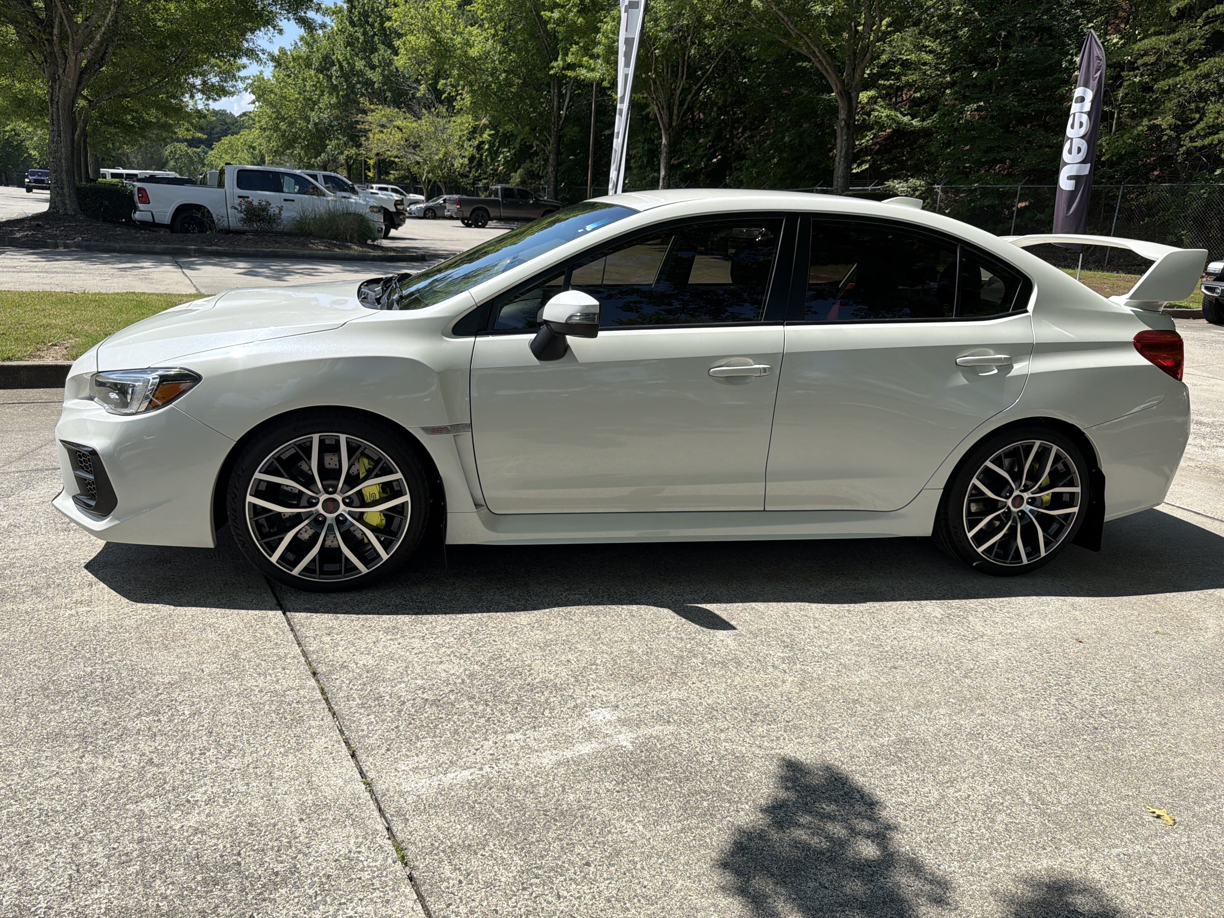 Used 2021 Crystal White Pearl Subaru STI image 4