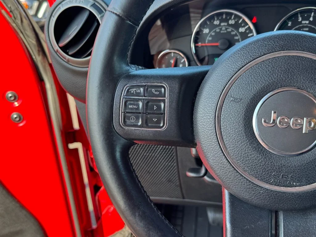 Used 2014 Red Jeep Unlimited Sport image 21
