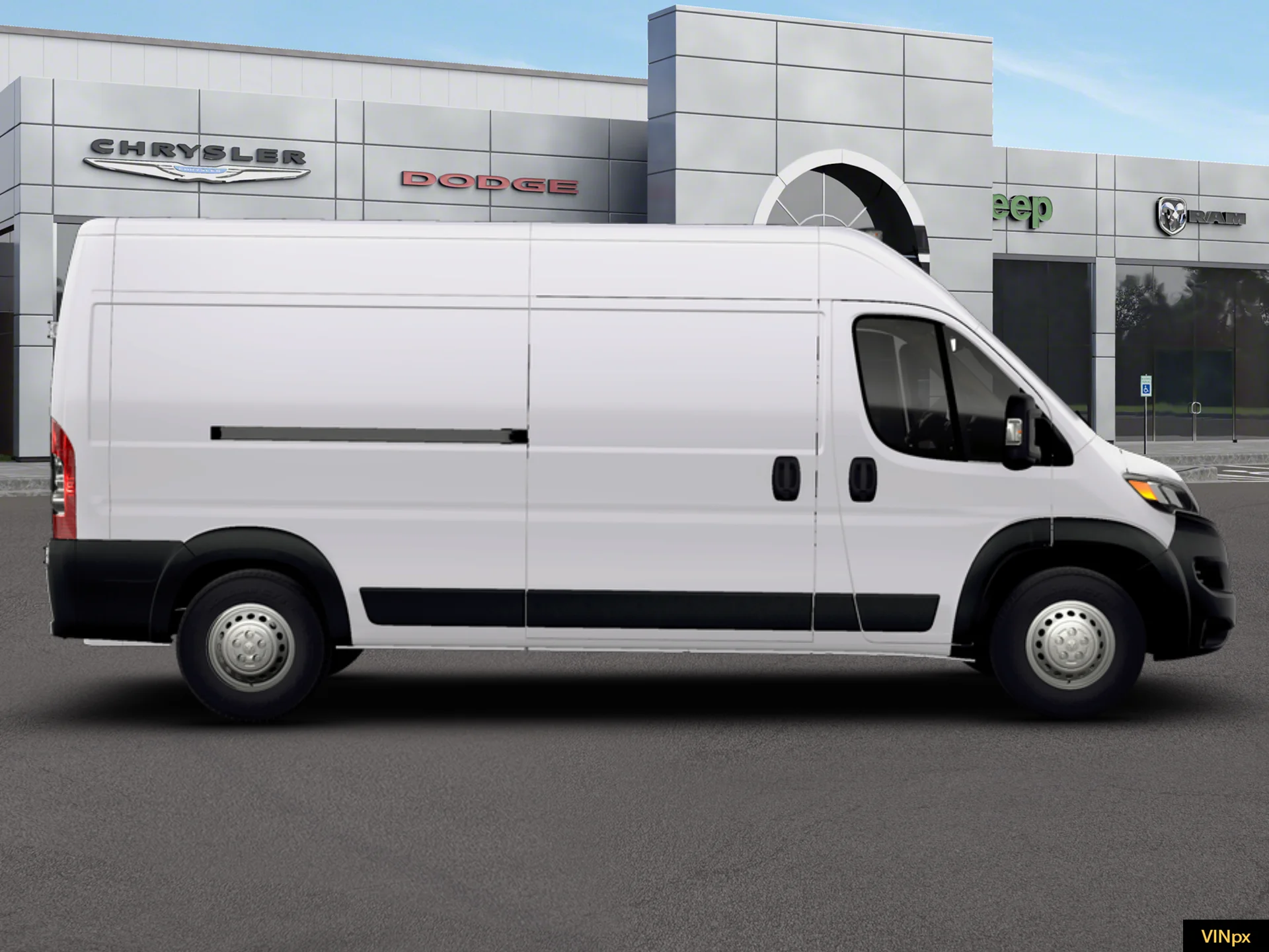 New 2026 Bright White Clear-Coat Exterior Paint Ram Tradesman image 21