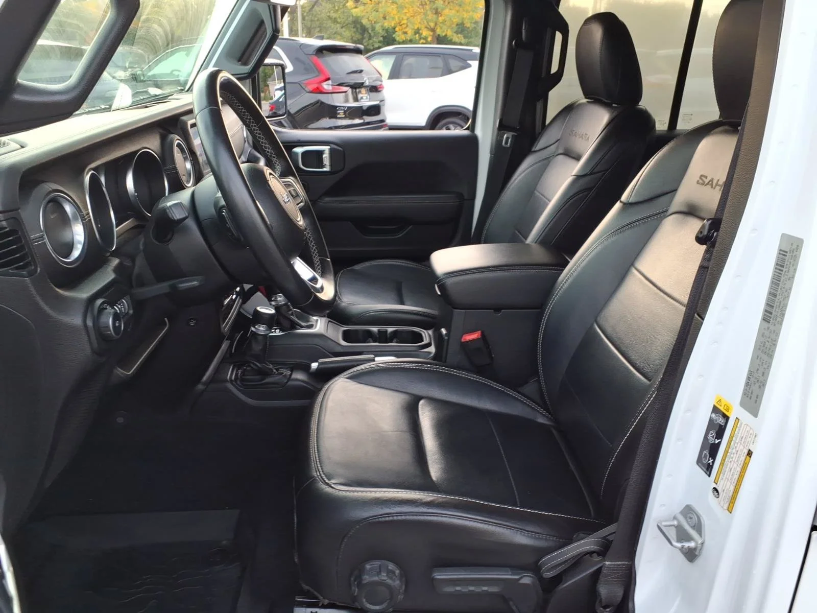 Used 2020 Bright White Clearcoat Jeep Sahara image 4