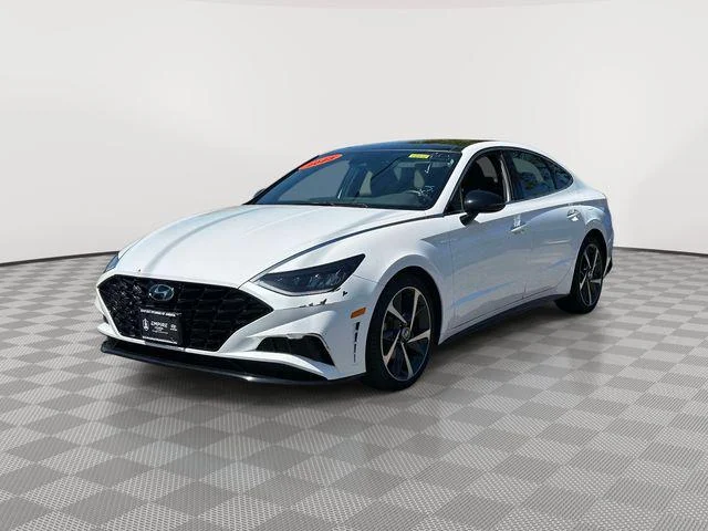 Used 2023 Serenity White Hyundai SEL Plus image 7