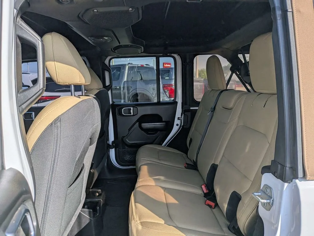 Used 2020 White Jeep Unlimited Sport image 12
