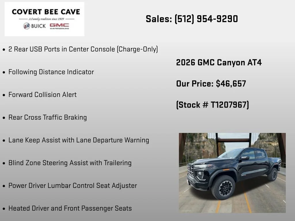 2026 GMC Canyon AT4 - Photo 33