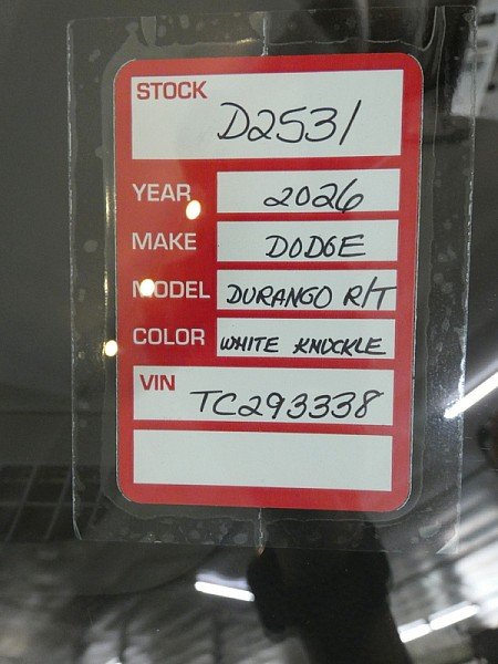 New 2026 White Knuckle Clear-Coat Exterior Paint Dodge R/T 392 AWD image 31