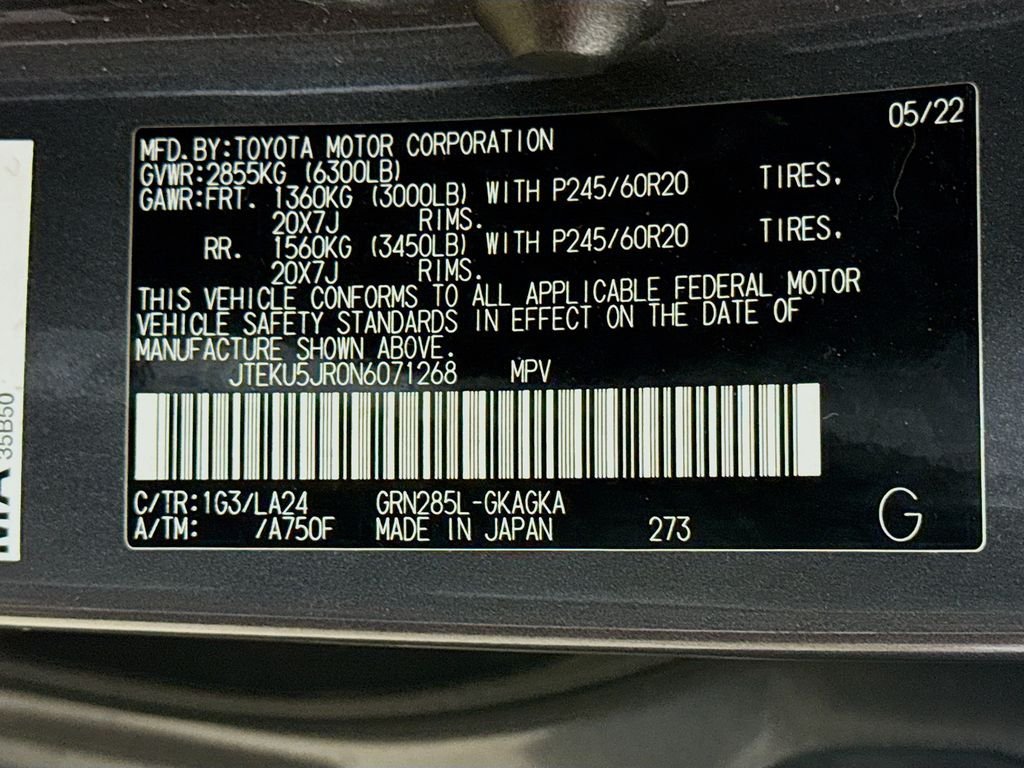 Used 2022 Magnetic Gray Metallic Toyota Limited image 33