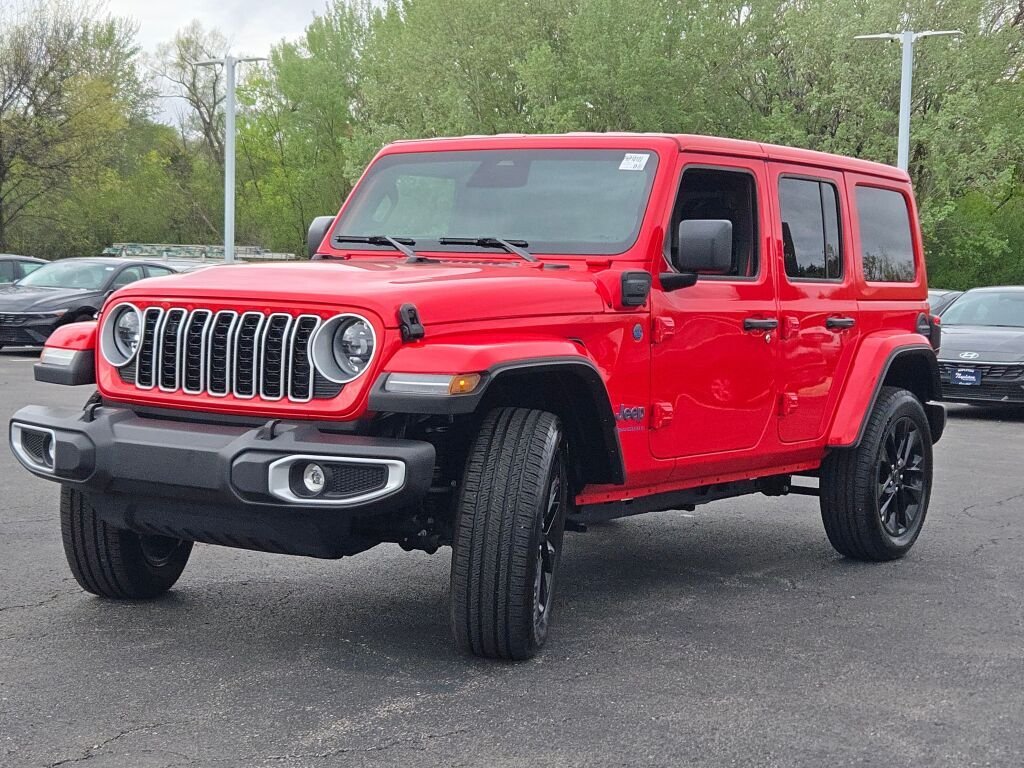 Used 2025 Red Jeep Sahara 4xe image 5