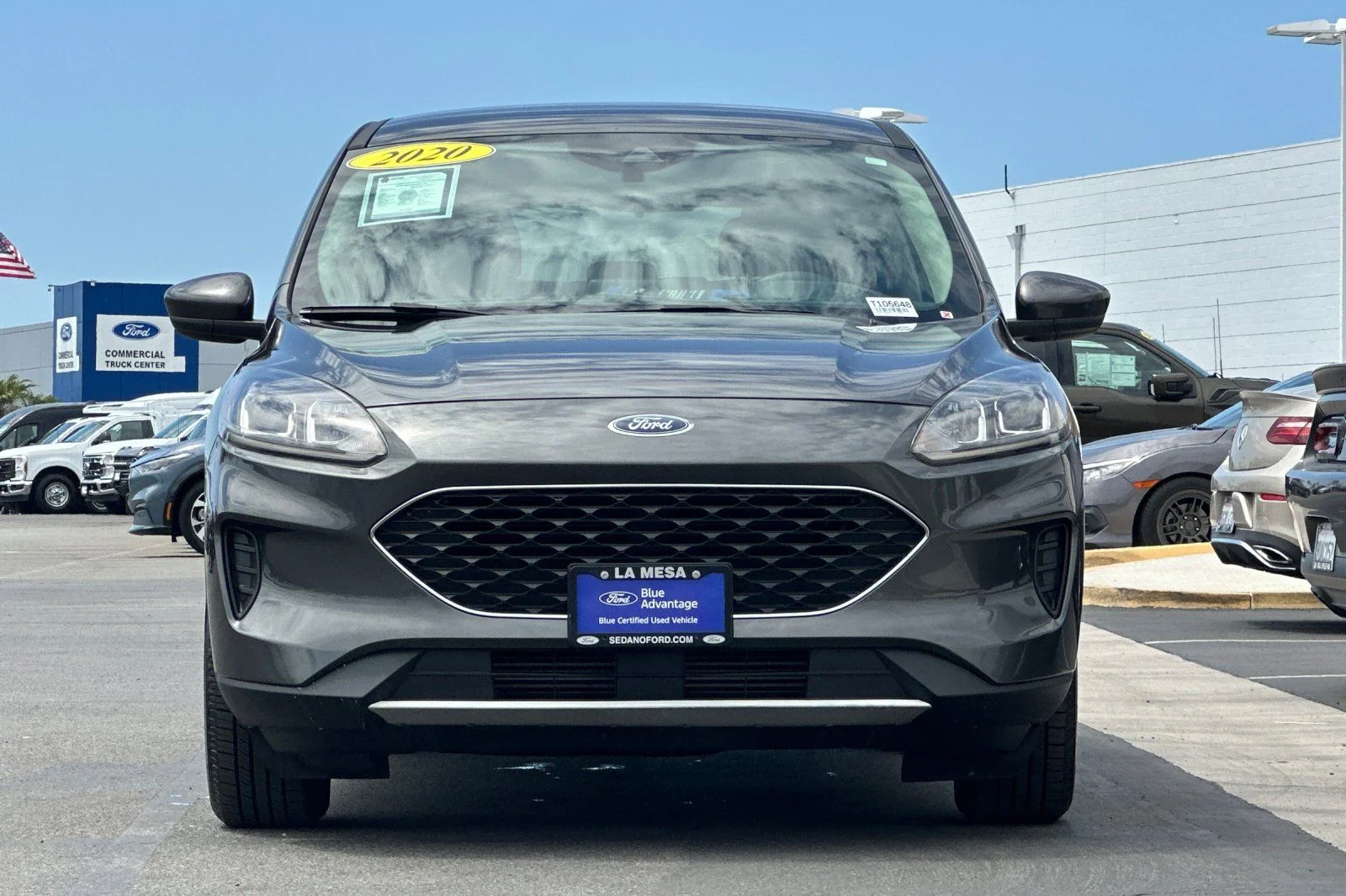 Certified Used 2020 Magnetic Metallic Ford SE image 8