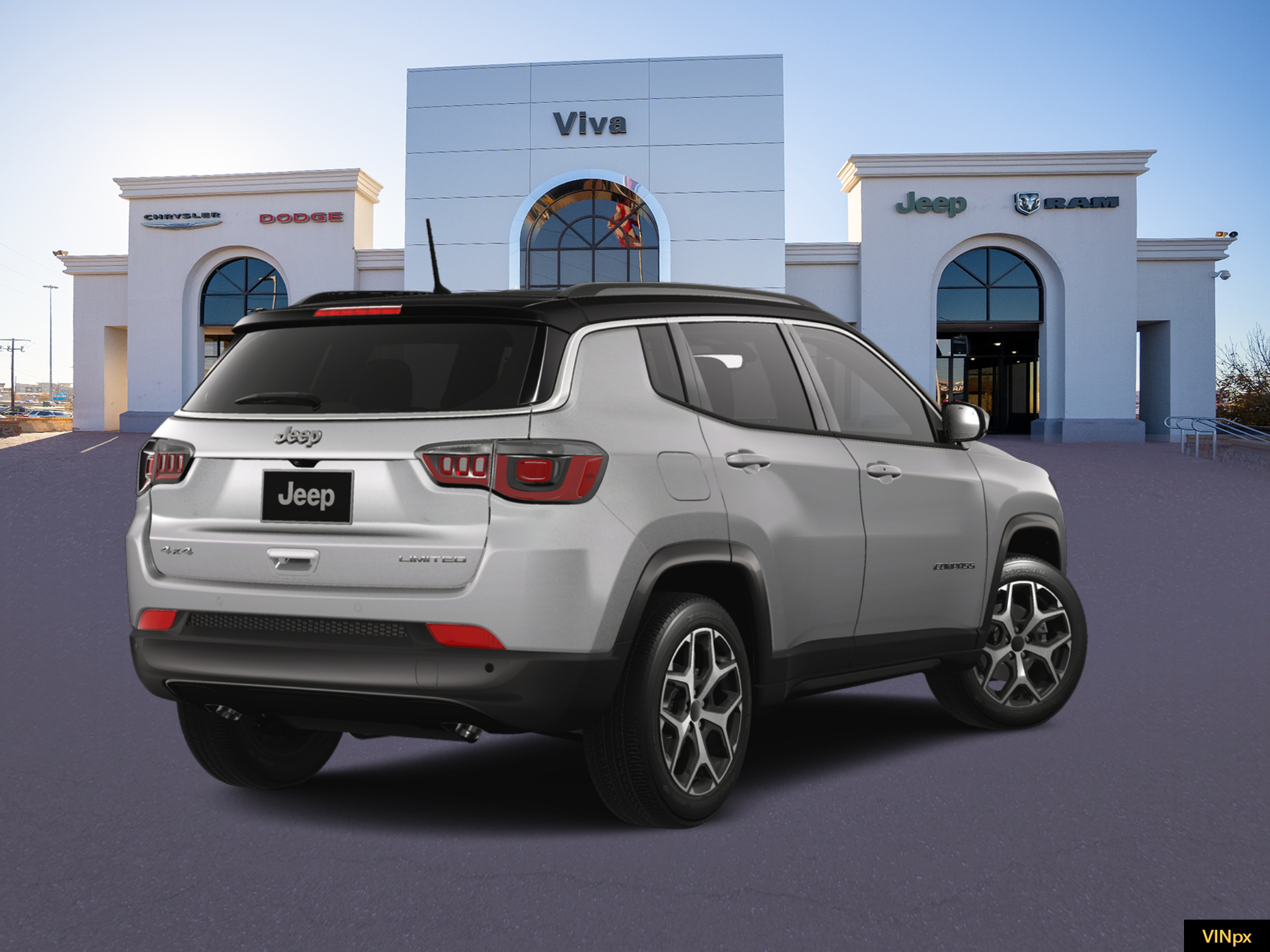 New 2026 Silver Zynith Metallic Clear-Coat Exterior Paint Jeep Limited image 7