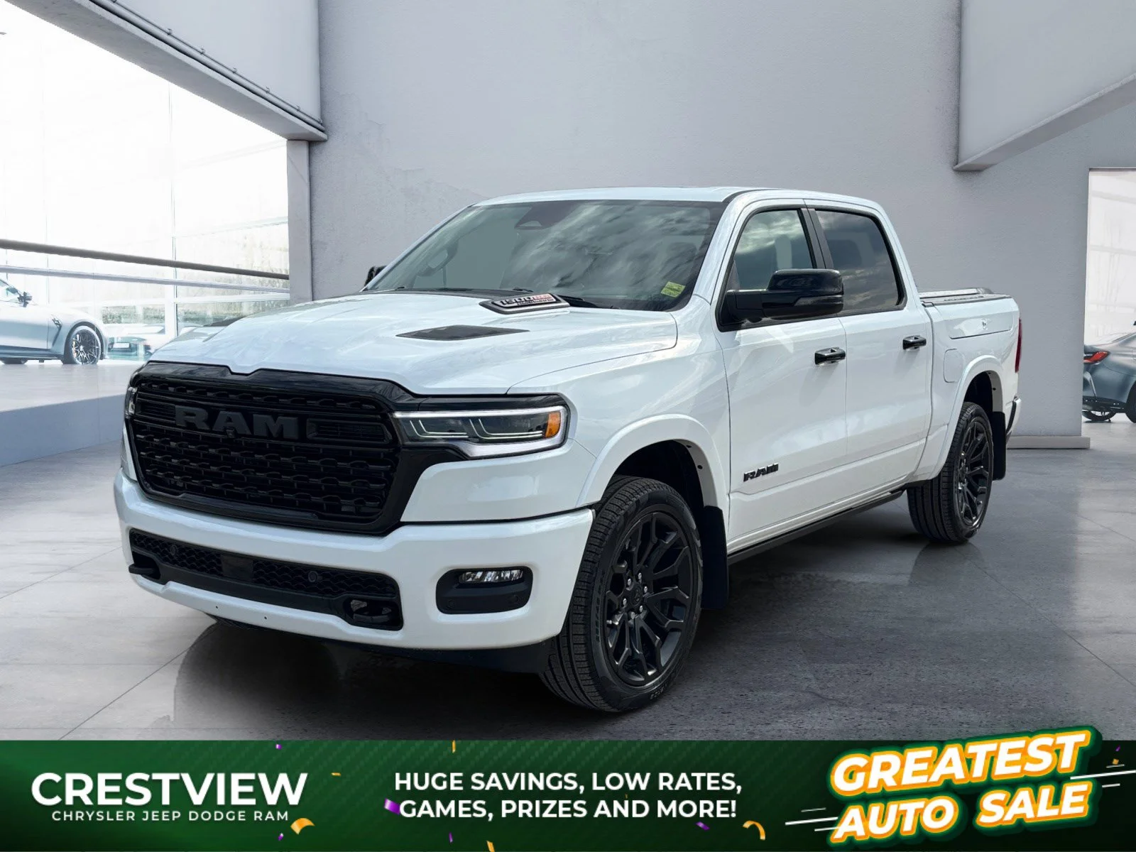 New 2026 Bright White Ram Limited image 1
