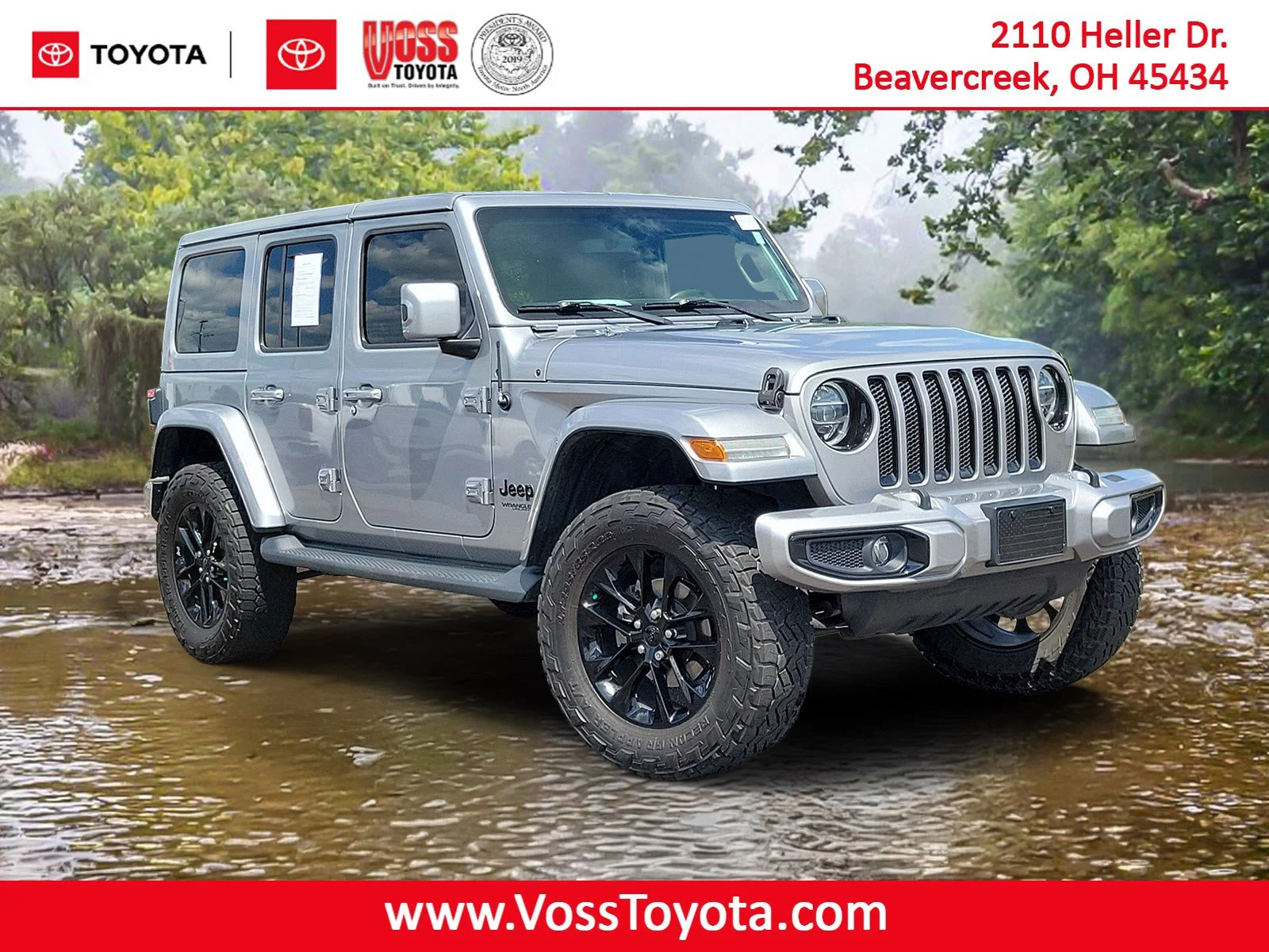 Used 2021 Billet Silver Metallic Clear Coat Jeep High Altitude image 31