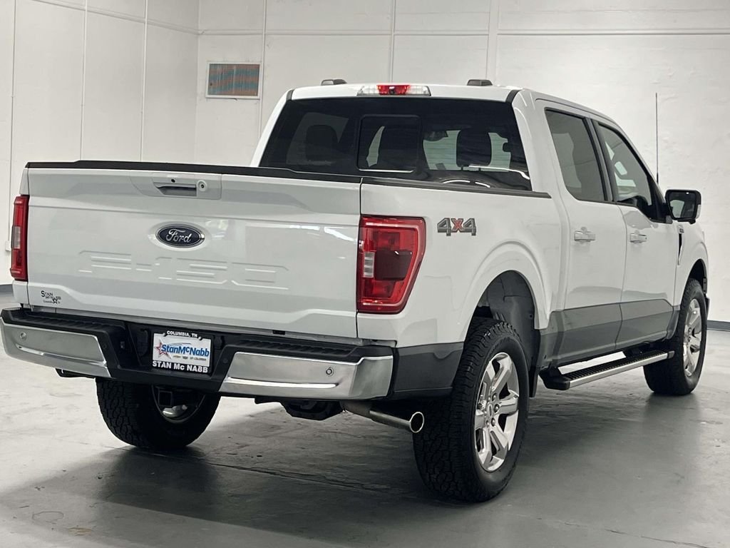Used 2022 Oxford White Ford XLT Super Crew  4x4 5.0L 1 Owner 302A image 8