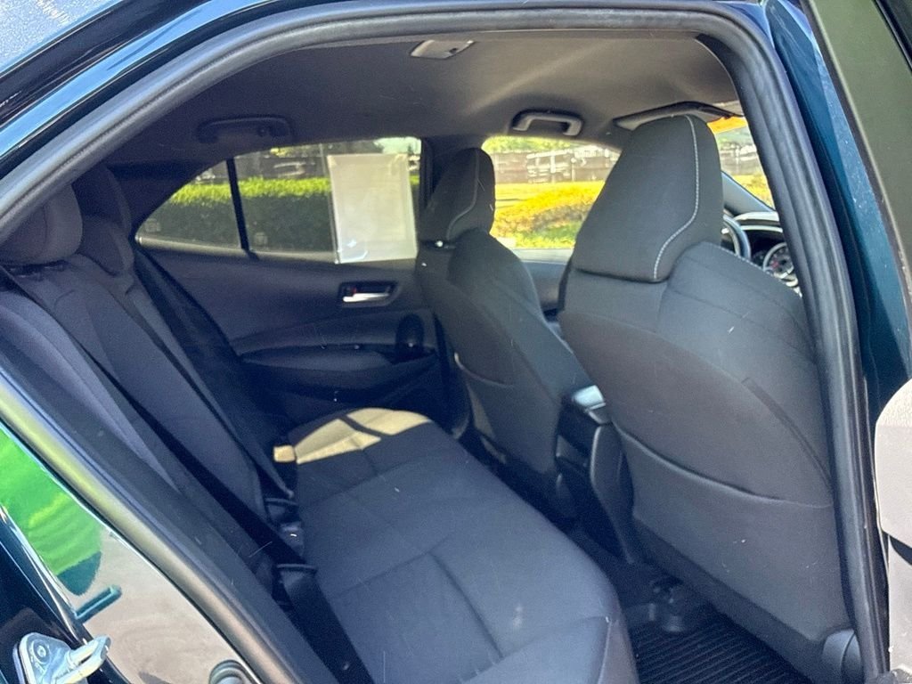 Used 2021 Galactic Aqua Mica Toyota SE image 20