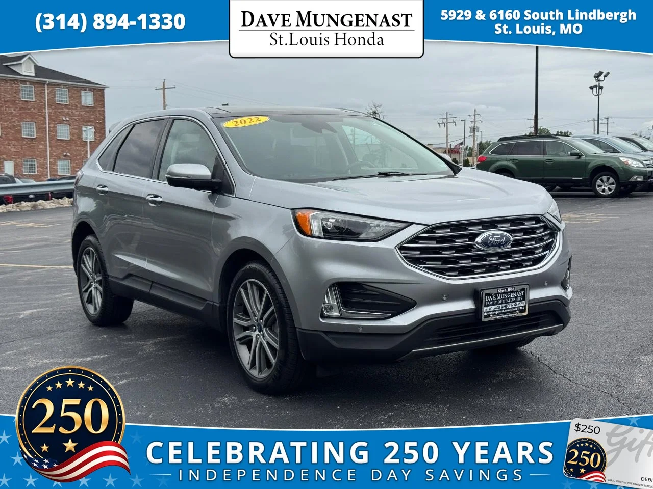 Used 2022 Iconic Silver Ford Titanium image 1