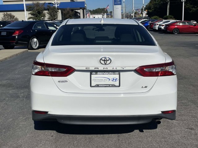 Used 2019 Super White Toyota LE image 5