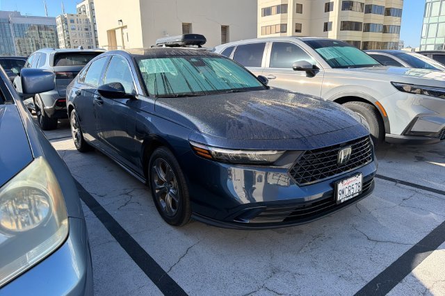 Certified Used 2024 Canyon River Blue Metallic Honda EX image 2