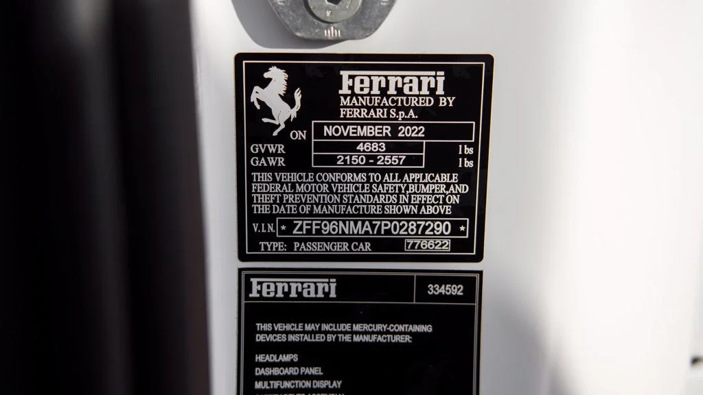 Certified Used 2023 Bianco Cervino Ferrari Base image 44