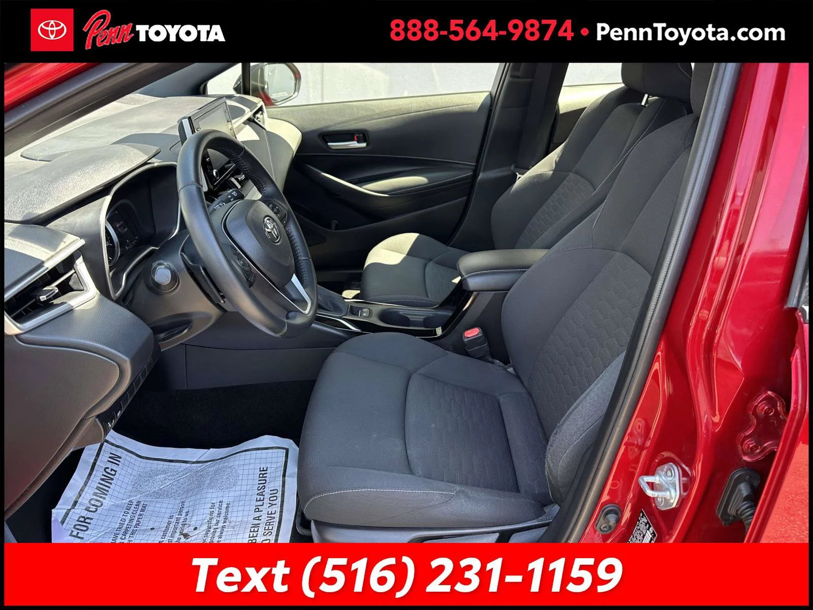 Used 2022 FINISH LINE RED Toyota SE image 16