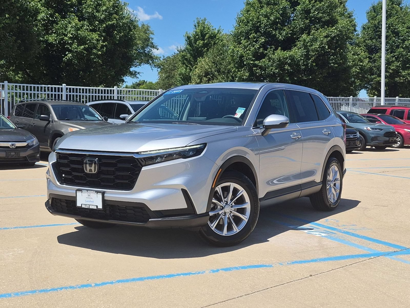 Certified Used 2023 Lunar Silver Metallic Honda EX AWD image 2